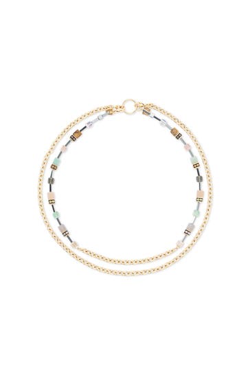 COEUR DE LION Kette GeoCUBE® Iconic Boho multicolorgentle