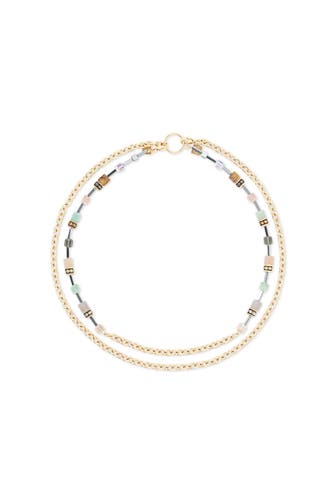 COEUR DE LION Kette GeoCUBE® Iconic Boho multicolorgentle