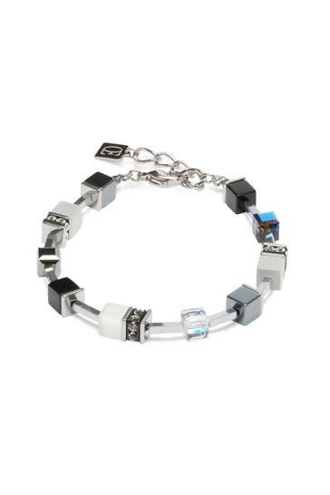 COEUR DE LION Armband GeoCUBE® Limited Edition Schwarz-Weiß