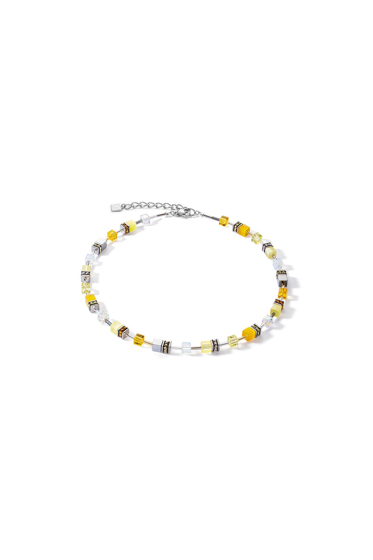 COEUR DE LION Kette GeoCUBE® Iconic Joyful Colours gelb, Bild 1