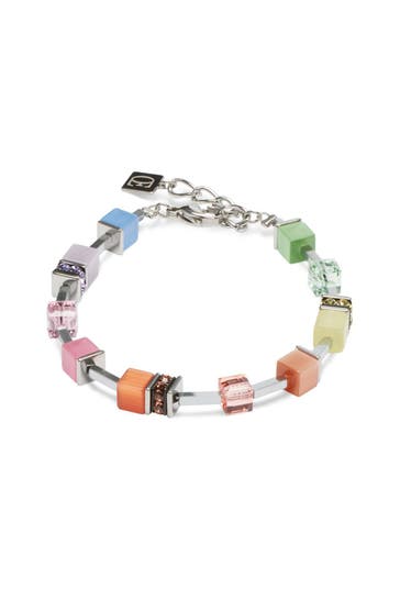 COEUR DE LION Armband GeoCUBE® Limited Edition Multicolor Pastell 1
