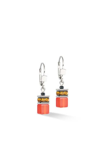 COEUR DE LION Ohrringe GeoCUBE® Limited Edition Multicolor Rainbow