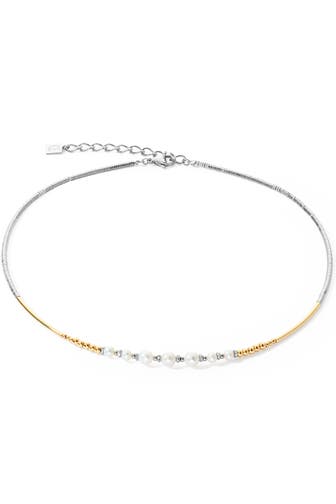 COEUR DE LION Kette Classic Princess Süßwasserperlen Bicolor weißbicolor