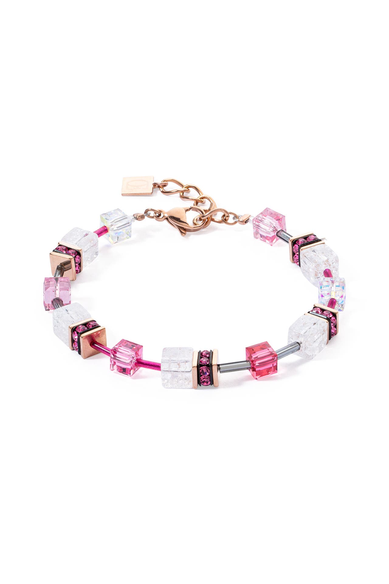 COEUR DE LION Armband GeoCUBE® Iconic Nature pink, Bild 1