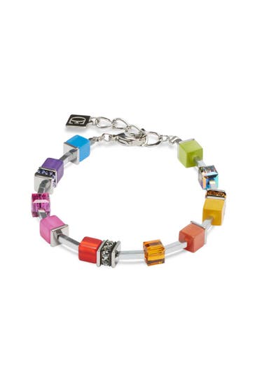 COEUR DE LION Armband GeoCUBE® Limited Edition Multicolor Rainbow
