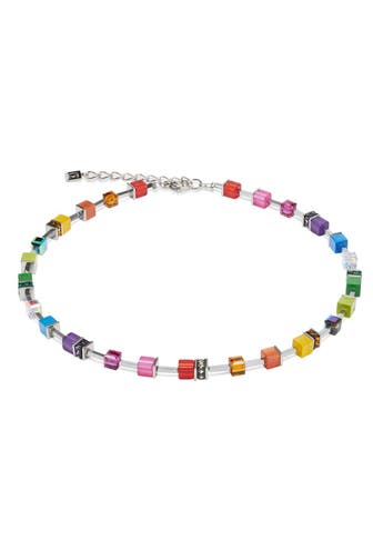 COEUR DE LION Kette GeoCUBE® Limited Edition Multicolor Rainbow