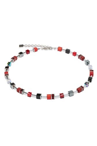 COEUR DE LION Kette GeoCUBE® Limited Edition Rot