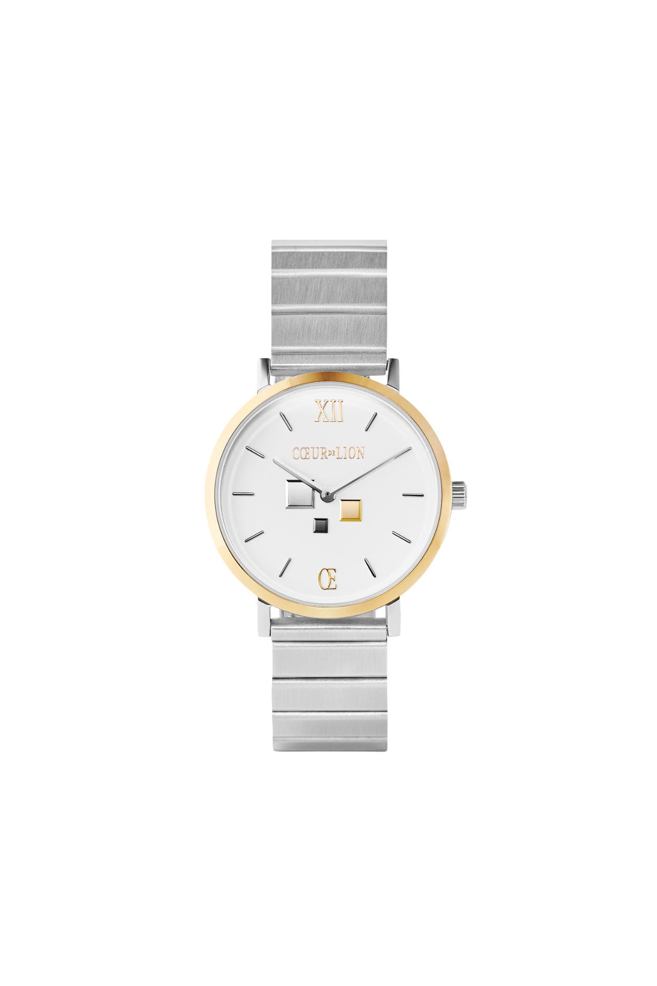 COEUR DE LION Uhr Rund Brilliant White Bicolor Edelstahl, Bild 1