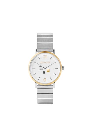 COEUR DE LION Uhr Rund Brilliant White Bicolor Edelstahl