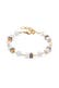 Armband GeoCUBE® Iconic Layer weiß-gold