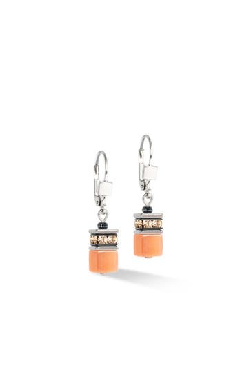COEUR DE LION Ohrringe GeoCUBE® Limited Edition Orange