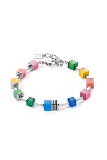 COEUR DE LION Armband GeoCUBE® Iconic Pure Multicolor