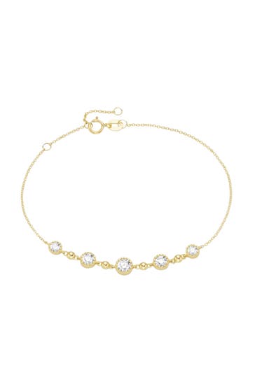 LUIGI MERANO Armband mit Zirkonia und Kugeln Gold