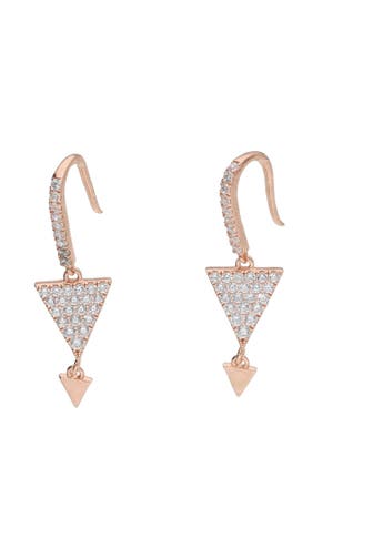 SMART JEWEL Ohrringe weiße Zirkoniasteine, rosé vergoldet Rosé vergoldet