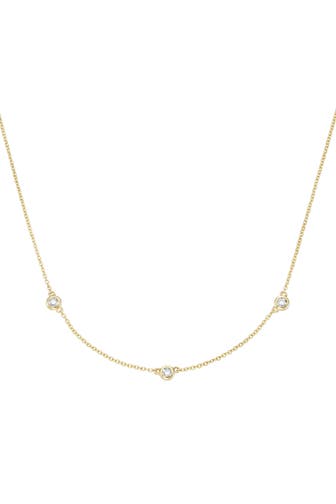 LUIGI MERANO Kette funkelnde Brillanten, Zargenfassung Gold