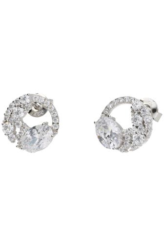 SMART JEWEL Ohrringe mit Zirkonia Silber