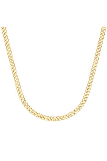 LUIGI MERANO Kette Panzerkette Doppelgliederung Gold