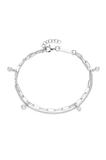 SURI FREY Armband zweireihig mit Zirkonia Silber