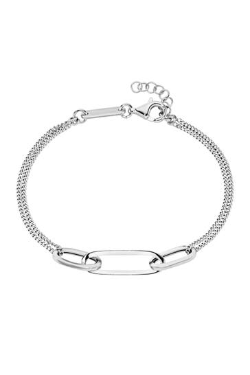 SURI FREY Armband Mittelteil längliche Glieder Silber