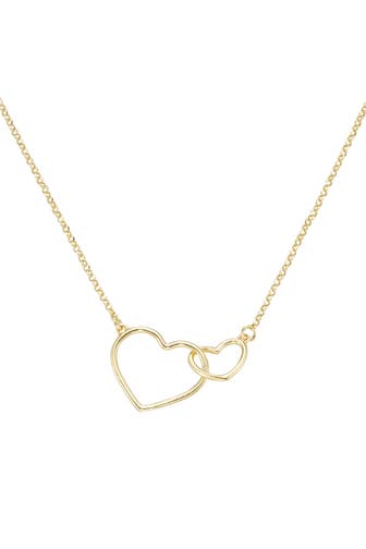 SMART JEWEL Kette mit Herzen Gold