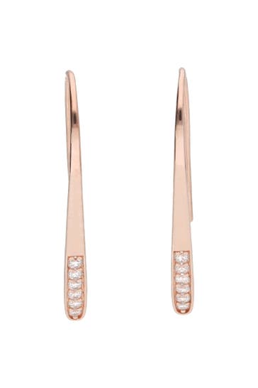 SMART JEWEL Ohrringe mit Zirkonia, rosé vergoldet Rosé vergoldet