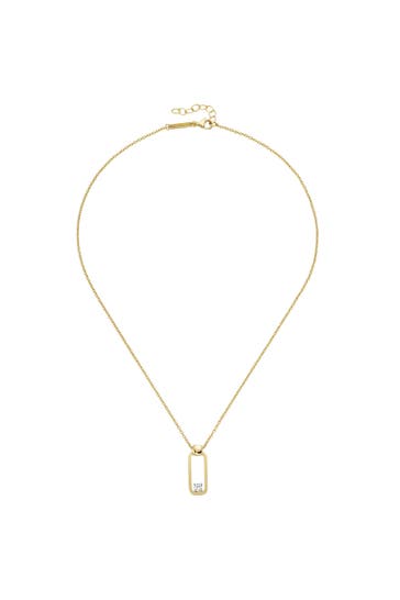 SURI FREY Kette Anhänger mit Zirkonia Gold