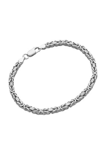 SMART JEWEL Armband mit Königsketten Gliederung Silber