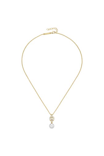SURI FREY Kette Anhänger mit Zirkonia und Perle Gold