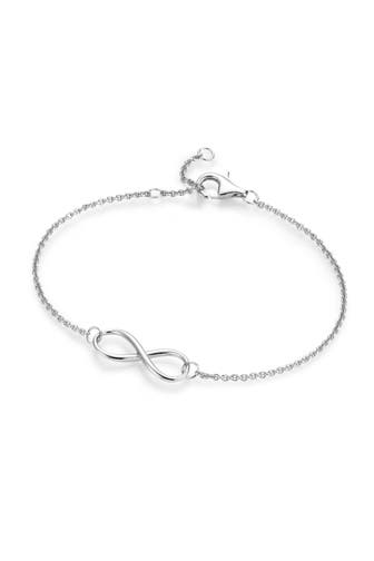 SMART JEWEL Armband mit Infinity Mittelteil Silber