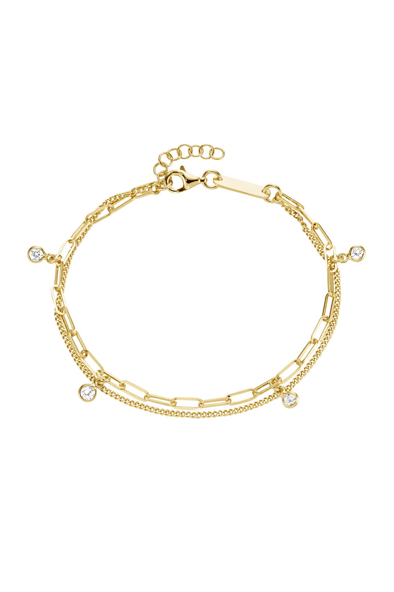 SURI FREY Armband zweireihig mit Zirkonia Gold, Bild 1