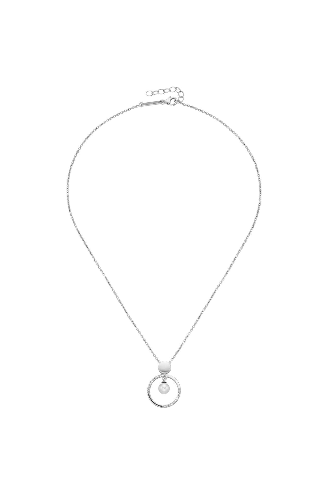 SURI FREY Kette Anhänger mit Zirkonia und Perle Silber, Bild 1