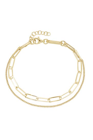 SURI FREY Armband Glieder- mit Panzerkette Gold