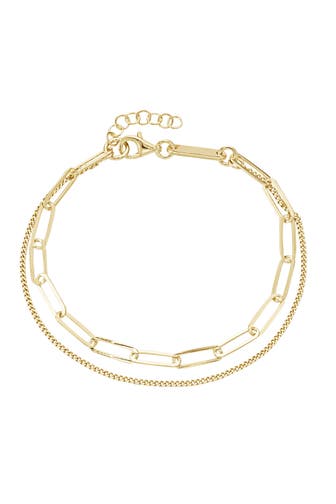 SURI FREY Armband Glieder- mit Panzerkette Gold
