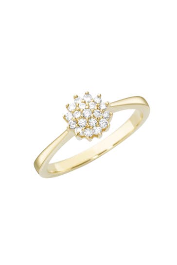 LUIGI MERANO Ring Blüte, mit Lab Grown Diamanten, Brillantschliff Gold