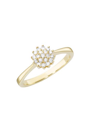LUIGI MERANO Ring Blüte, mit Lab Grown Diamanten, Brillantschliff Gold