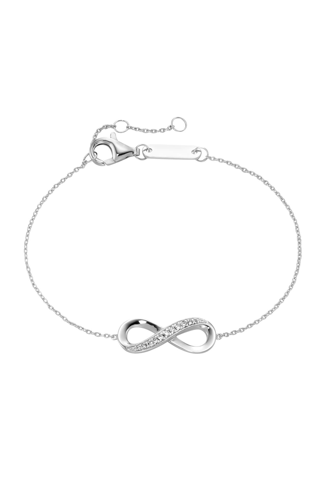 SURI FREY Armband Infinity mit Zirkoniasteinen Silber, Bild 1