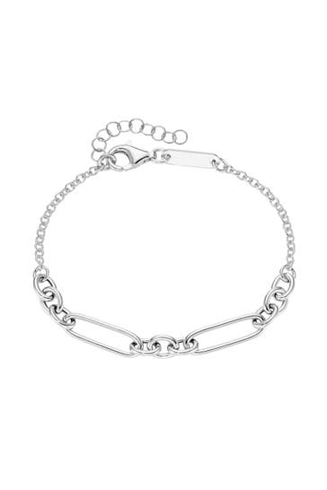 GIORGIO MARTELLO MILANO Armband Mittelteil ovale Glieder Silber