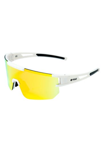 YEAZ Sport-Sonnenbrille Creme White/Mango Red SUNSPARK