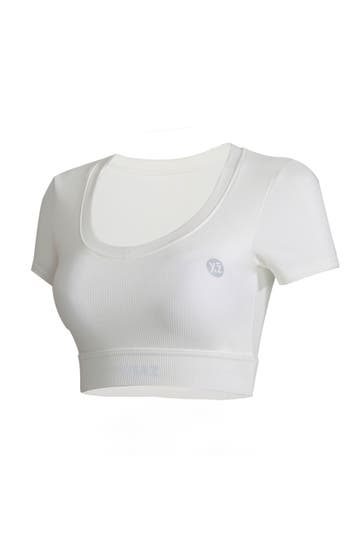 YEAZ T-Shirt 'Top Level' weiß