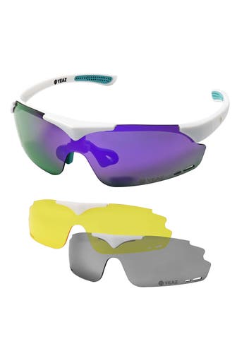 YEAZ Brille SUNUP mattweiß