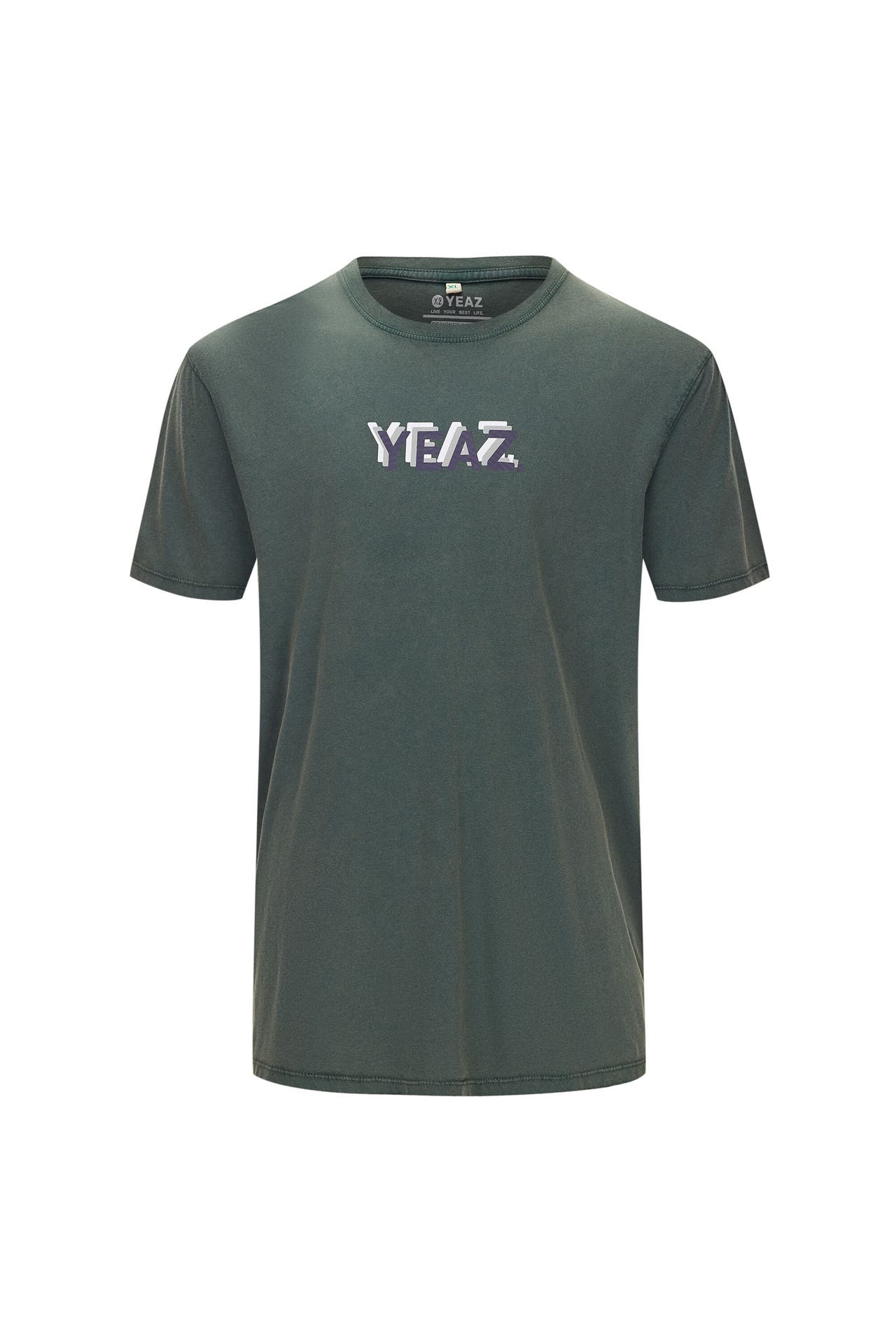 YEAZ T-Shirt 'Chawlay' graugrün, Bild 1