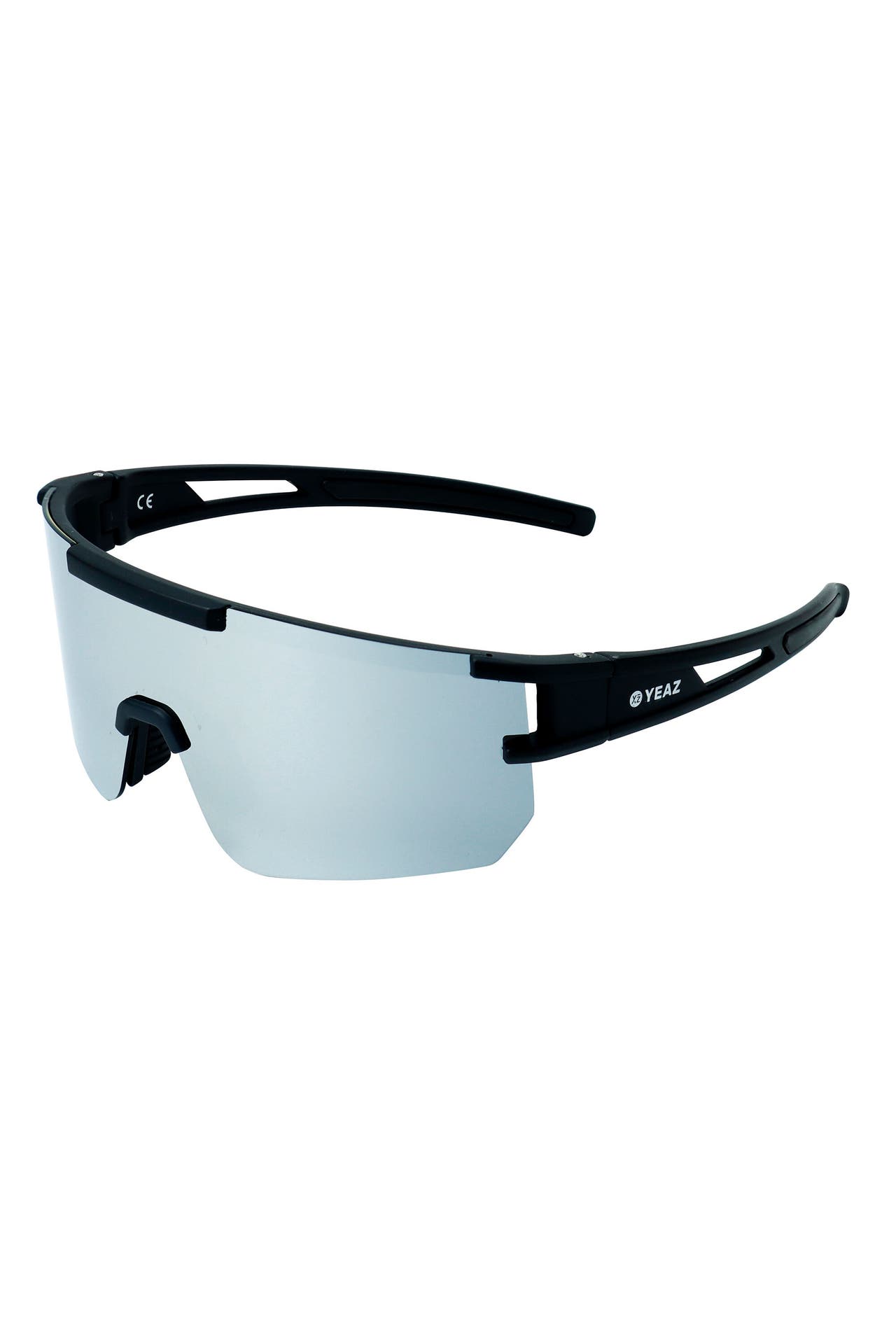 YEAZ Sport-Sonnenbrille Black/Silver Mirror SUNSPARK, Bild 1