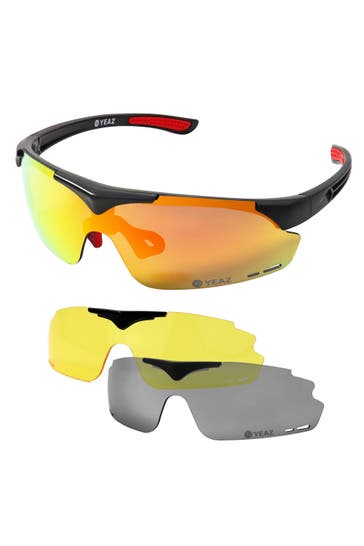 YEAZ Brille SUNUP mattschwarz