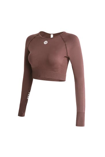 YEAZ Longsleeve 'Legend' braun