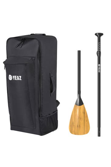 YEAZ Trolley-Rucksack und Carbon/Bambus-Paddel KIT PLUS