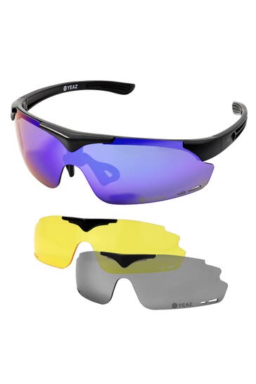 YEAZ Brille SUNUP mattschwarz