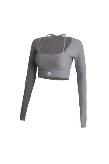 YEAZ Langarmshirt CLUB LEVEL grau