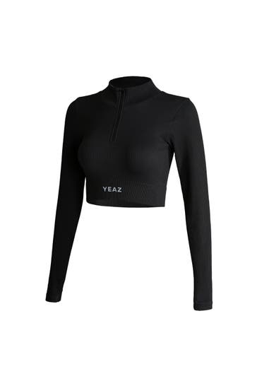 YEAZ Langarmshirt RUNWAY schwarz