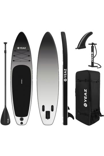 YEAZ SUP Board und Kit BLACK SANDS BEACH - EXOTRACE PRO - SET