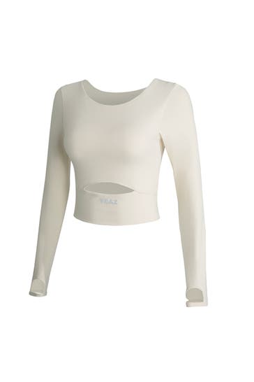 YEAZ Langarmshirt REVELATION weiß